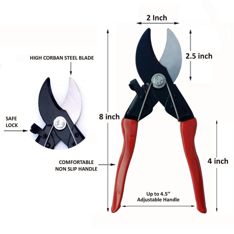 Double Cut Pruning Shears - Garden Tool