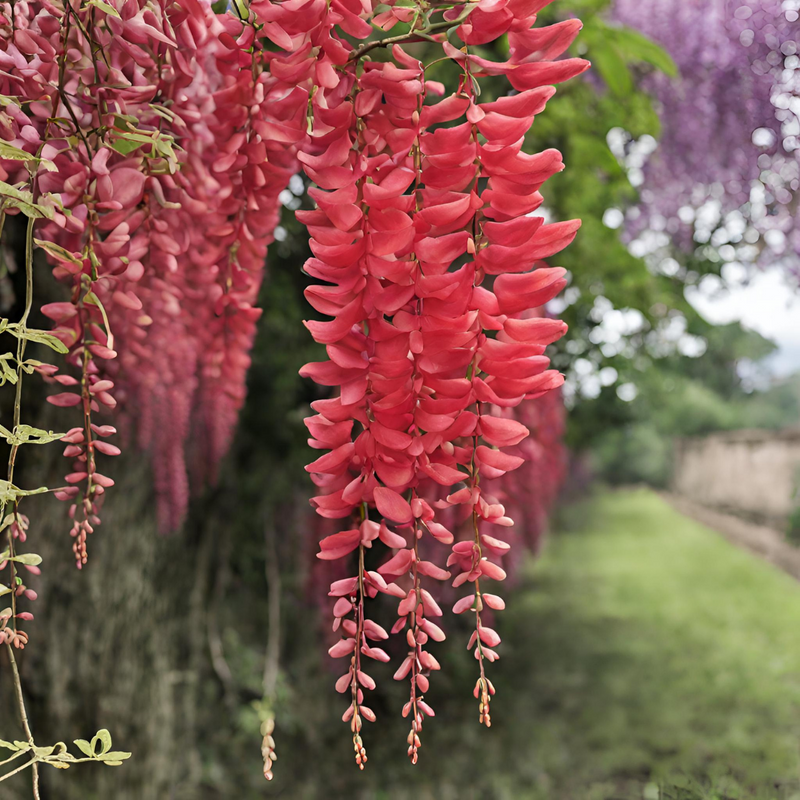 Wisteria - Red - 10 Tree Seeds