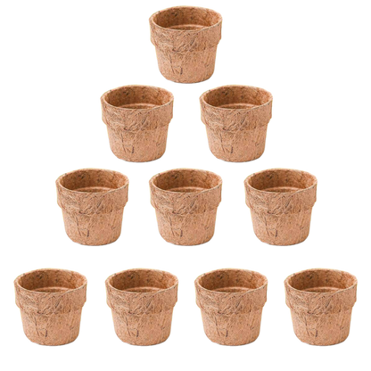 Coco Coir Pot Eco-Friendly and Bio-Degradable Planter Pot (4 inch Size )